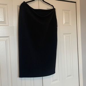 Black pencil skirt